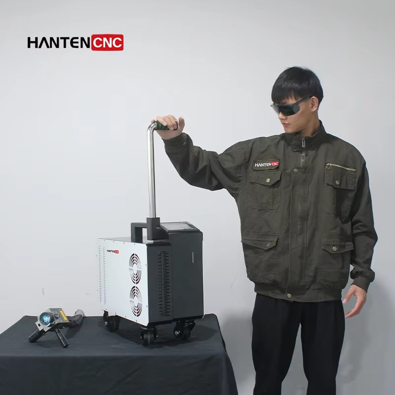 Industrial Laser Paint Removal - Compact Laser Cleaning Tool Metal Rust
