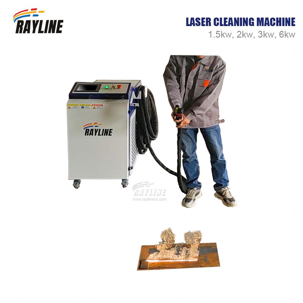 Industrial Laser Paint Removal - Industrial Laser Cleaning Machine 3000W Pulsed