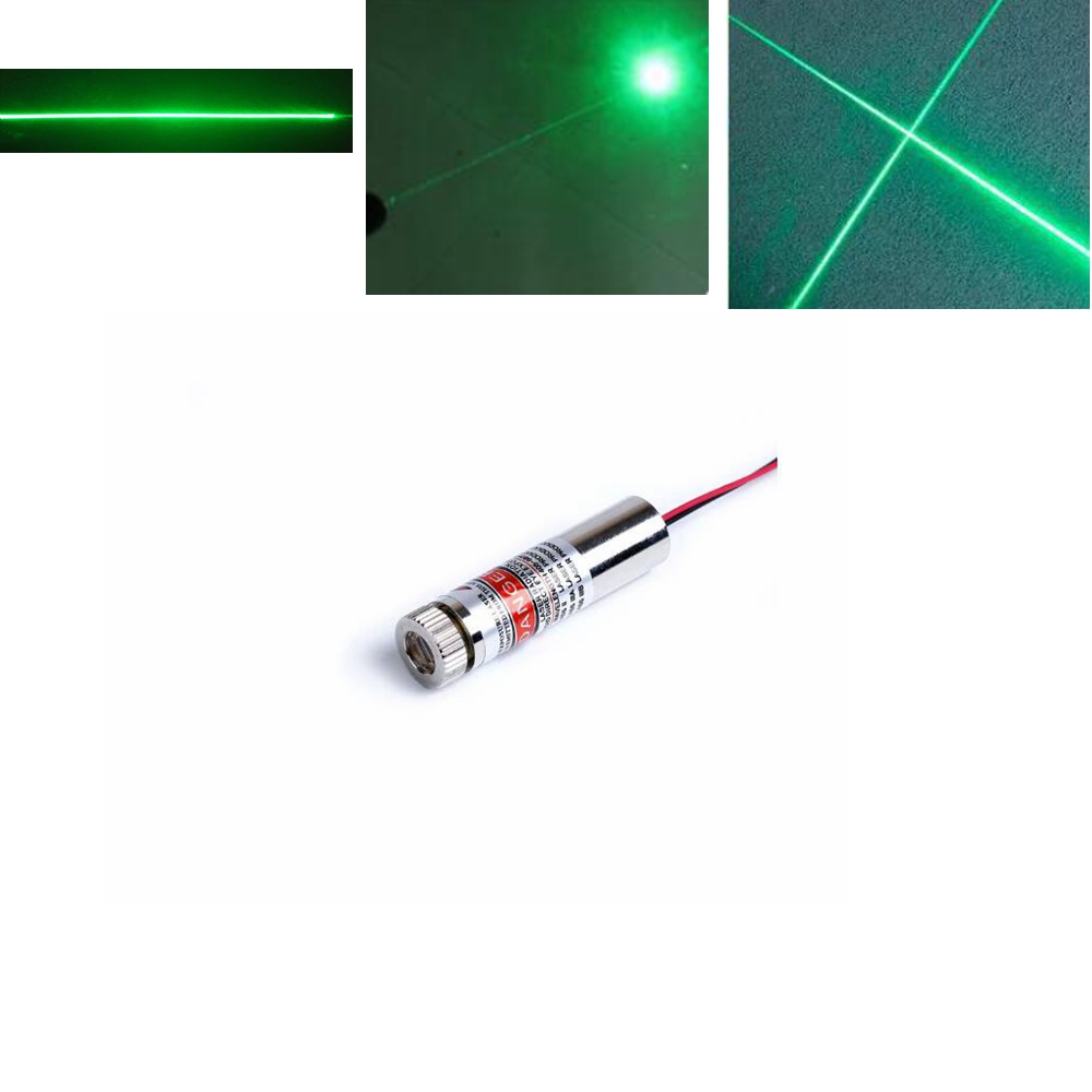 Adjustable focus 520nm 130MW G - Industrial Laser Line recension och pris