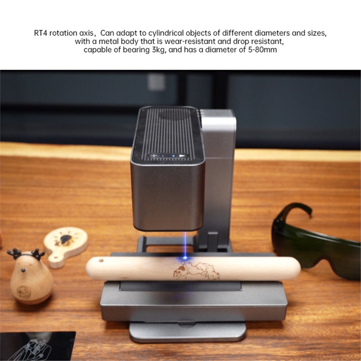 R4 Rotary for MR.CARVE C1 5W L - Rotary Axis Laser Engraver recension och pris