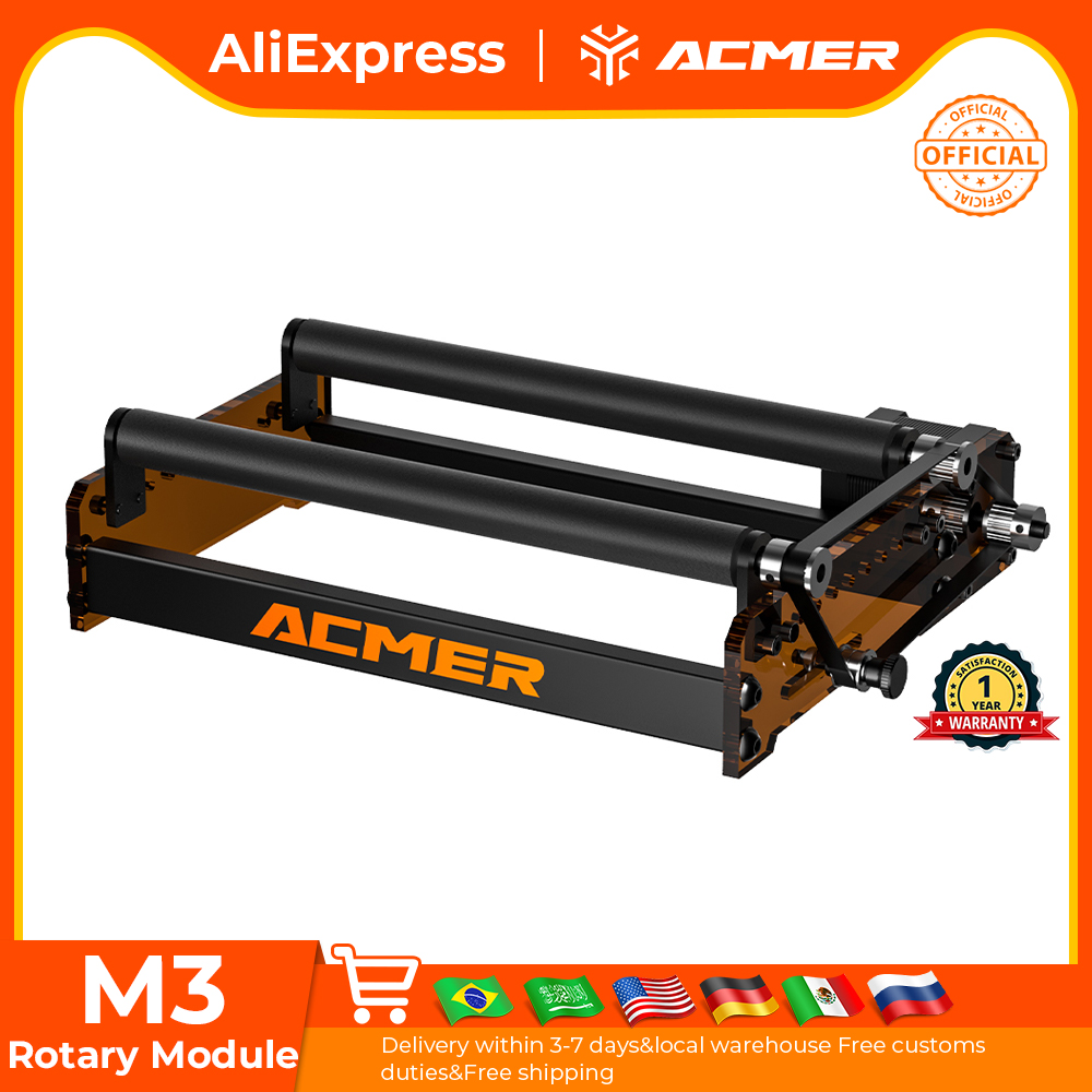 ACMER M3 Laser Rotary Roller 3 - Rotary Axis Laser Engraver recension och pris