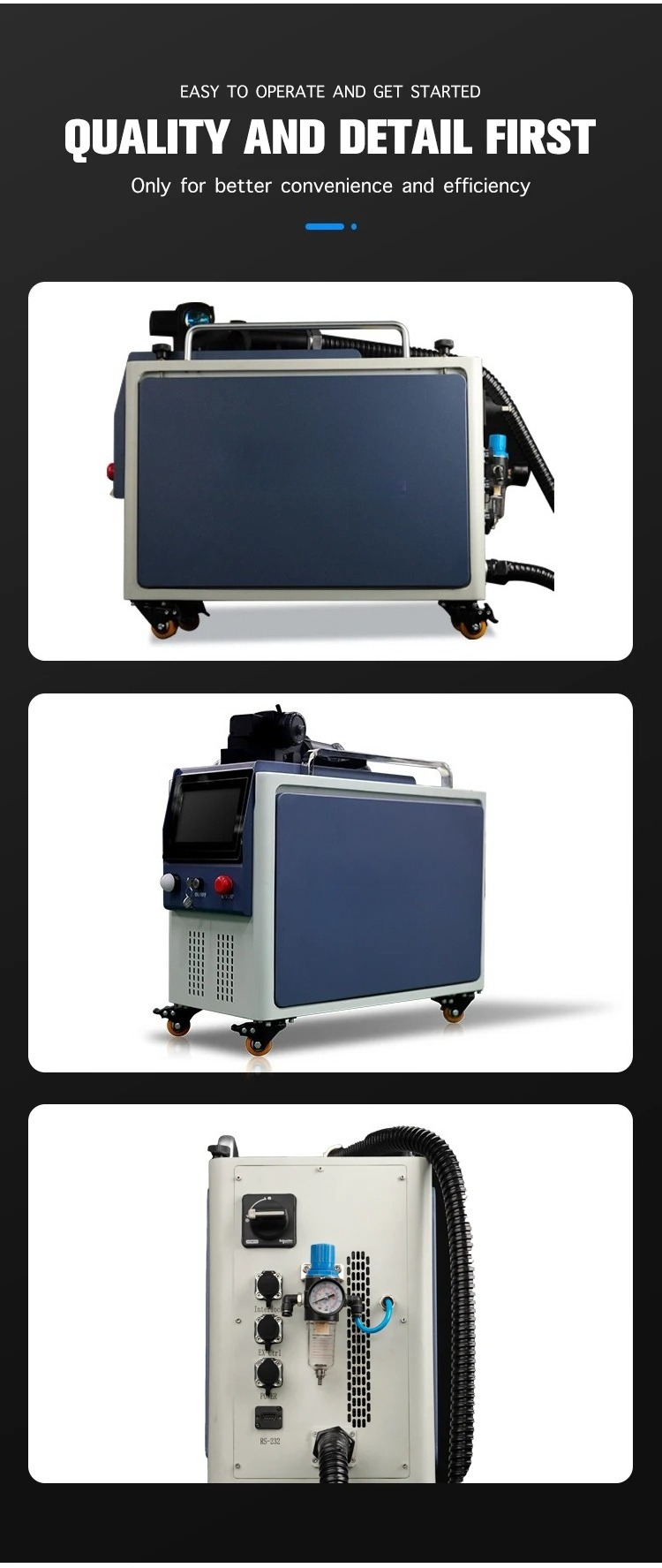 100W 200W 300w Pulse Laser Cle - Industrial Laser Paint Removal recension och pris