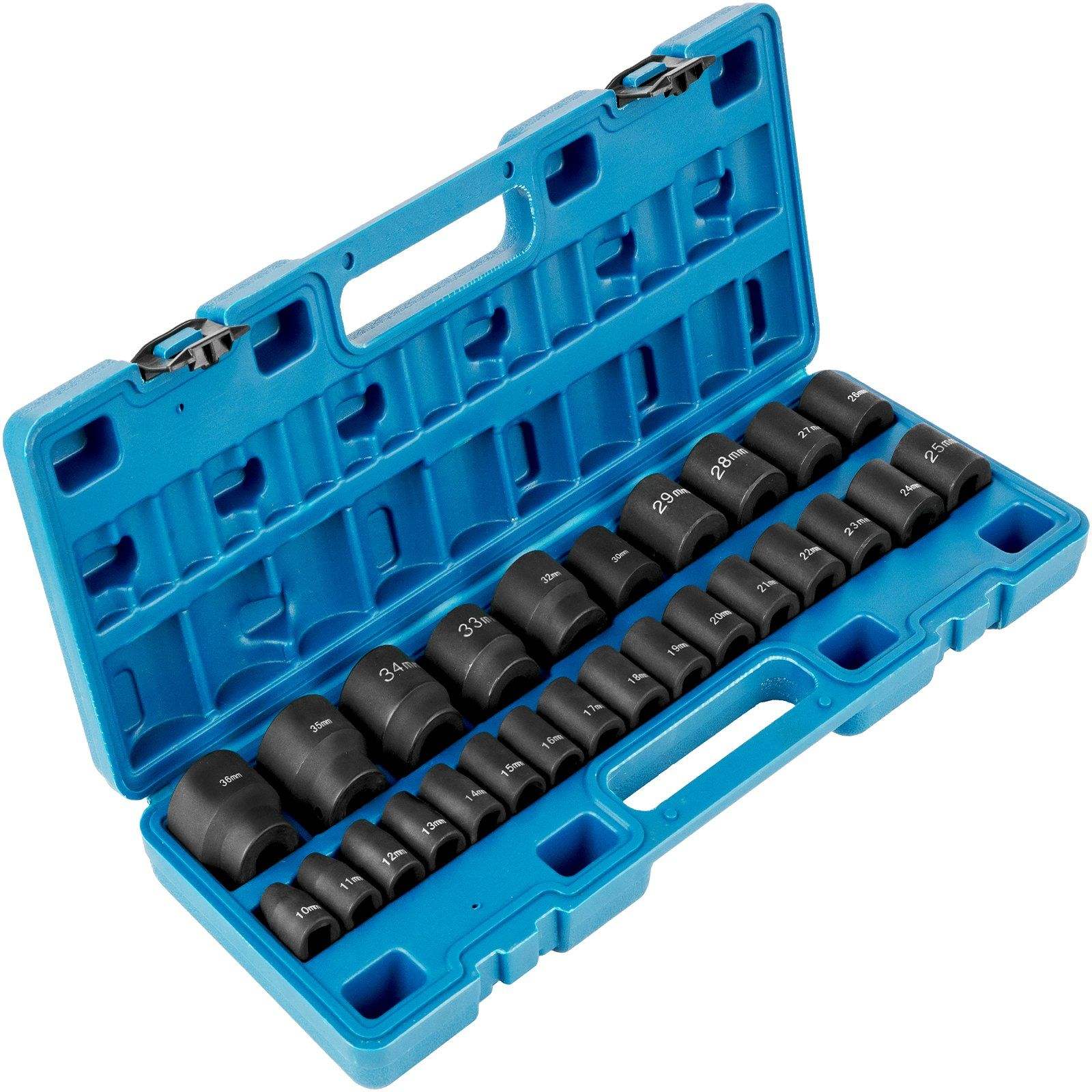 Metric Impact Socket Set, CR-V - Industrial Laser Etching recension och pris