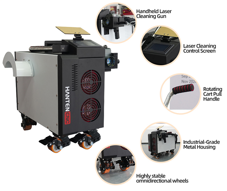 Pulse Laser Cleaner 500W Air C - Industrial Laser Paint Removal recension och pris